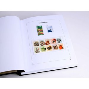 Supplement year: 2020 - Belgium - type: DeLuxe - sheets for Basic album, N°: 300-302, B237-246 (14 pcs.) - Davo (2 Holes)