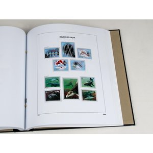 Nachtrag Jahr: 2017 - Belgien - Typ: DeLuxe - Blätter für Briefmarken aus Blöcken (1b), N°: 294a-g (7 Stk.) - Davo (2 Löcher)