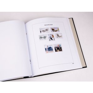 Nachtrag Jahr: 2019 - Belgien - Typ: DeLuxe - Blätter für Briefmarken aus Blöcken (1b), N°: 299a-g (7 Stk.) - Davo (2 Löcher)