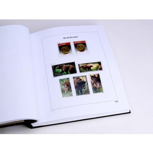 Supplement year: 2020 - Belgium - type: DeLuxe - sheets for Stamps out of Blocks (1b), N°: 302a-f (6 pcs.) - Davo (2 Holes)