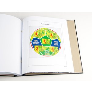 Supplement jaar: 2015 - België - type: DeLuxe - bladen voor Velletjes (1d), N°: 2015-V1-V4 (4 st.) - Davo (2 Gats)