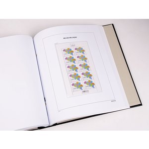 Supplement year: 2019 - Belgium - type: DeLuxe - sheets for Miniature-sheets (1d), N°: 2019-V1-V6 (6 pcs.) - Davo (2 Holes)