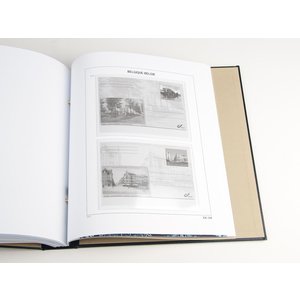 Nachtrag Jahr: 2014 - Belgien - Typ: DeLuxe - Blätter für Postkarten (CK), N°: CK126-131 (6 Stk.) - Davo (2 Löcher)