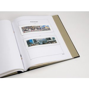 Nachtrag Jahr: 2005 - Belgien - Typ: DeLuxe - Blatt für Dienst- und Briefmarken, Heftchen, Eisenbahnen, N°: CP36- (1 Stk.) - Davo (2 Löcher)