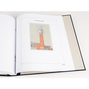 Supplement jaar: 2012 - België - type: DeLuxe - bladen voor Dienst en Portzegels, Postzegelboekjes, Spoorwegen , N°: CP45-46 (2 st.) - Davo (2 Gats)