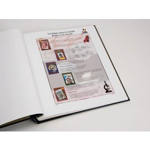 Supplement year: 2004 - Belgium - type: DeLuxe - sheets for This is Belgium, N°: 2004-1-2 (2 pcs.) - Davo (2 Holes)