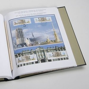 Supplément année: 2003 - Belgique - type: DeLuxe - feuilles pour Émissions communautaires, N°:  -Rusland (3 pcs.) - Davo (2 Trous)