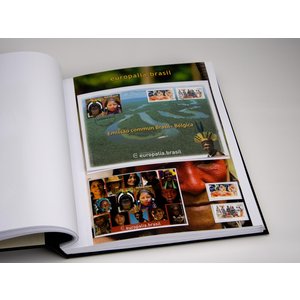 Supplement jaar: 2012 - België - type: DeLuxe - bladen voor Gemeensschappelijke uitgiftes, N°:  -Brazilië (3 st.) - Davo (2 Gats)