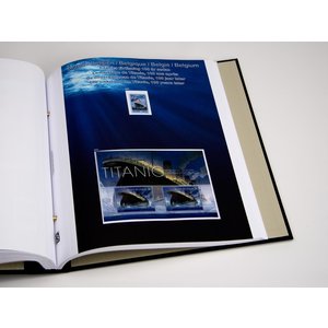 Supplement year: 2012 - Belgium - sheets for Community issues, nr: Aland Titanic (3 pcs.) - Davo, DeLuxe preprint sheets