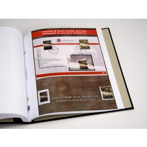 Nachtrag Jahr: 2012 - Belgien - Typ: DeLuxe - Blätter für Gemeinschaftsausgaben, N°:  -Monaco (3 Stk.) - Davo (2 Löcher)