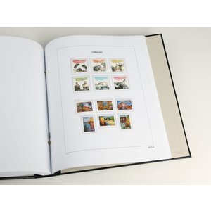 Supplément année: 2015 - Curaçao - type: DeLuxe - feuilles pour Album de base, N°: 2015 1-4, B1-3 (6 pcs.) - Davo (2 Trous)