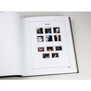 Supplement year: 2018 - Curaçao - type: DeLuxe - sheets for Basic album, N°: 2018 1-2, B1 (3 pcs.) - Davo (2 Holes)