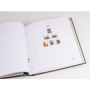 Supplement year: 2019 - Curaçao - type: DeLuxe - sheets for Basic album, N°: 2019 1-3, B1-5 (8 pcs.) - Davo (2 Holes)