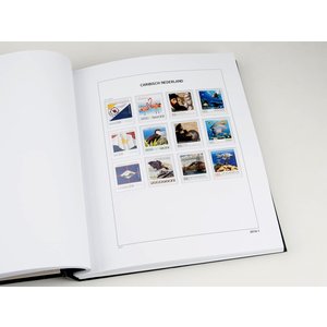Supplement year: 2016 - Caribbean Netherlands - type: DeLuxe - sheets for Basic album, N°: 2016 1-B1-B7 (8 pcs.) - Davo (2 Holes)