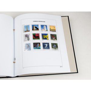 Supplement year: 2017 - Caribbean Netherlands - type: DeLuxe - sheets for Basic album, N°: 2017 1-B1-B5 (6 pcs.) - Davo (2 Holes)