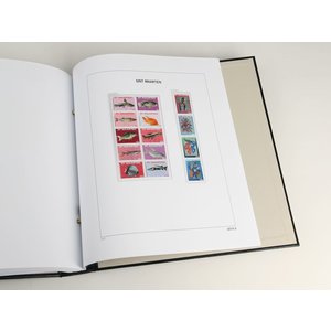 Supplément année: 2013 - Saint-Martin - type: DeLuxe - feuilles pour Album de base, N°: 2013 1-2, B1-4 (6 pcs.) - Davo (2 Trous)