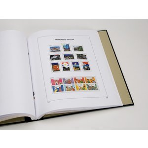 Supplement jaar: 2017 - Nederlandse Antillen - type: DeLuxe - bladen voor Basisalbum, N°: Curacao 2017 1-2, B1-2,   St. Maarten 2017 1, B1-2, PS1, PS2 Caribisch Ned. 2017 1, B1-5 (15 st.) - Davo (2 Gats)