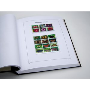 Supplement year: 2019 - Netherlands Antilles - type: DeLuxe - sheets for Basic album, N°: Curacao 2019 1-3, B1-5, St. Maarten 2019-PS1-4, Caribisch Ned. 2019-2019-1,B1-2 (15 pcs.) - Davo (2 Holes)