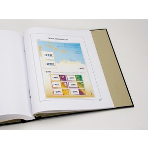 Nachtrag Jahr: 2004 - Niederländische Antillen - Typ: DeLuxe - Blätter für Personalisierte Marken, N°: PS1-PS2, PS2a (3 Stk.) - Davo (2 Löcher)