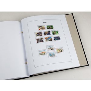 Supplément année: 2017 - Aruba - type: DeLuxe - feuilles pour Album de base, N°: 79-82, B15 (5 pcs.) - Davo (2 Trous)