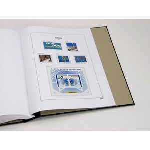 Supplément année: 2017 - Europe, Émission concomitante - type: DeLuxe - feuilles pour Album de base, N°: A126-127, B8 (3 pcs.) - Davo (2 Trous)