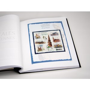 Supplement year: 2022 - European capitals - type: DeLuxe - sheets for Basic album, N°: 2022-1-2022-2 (Ljubljana) (2 pcs.) - Davo (2 Holes)