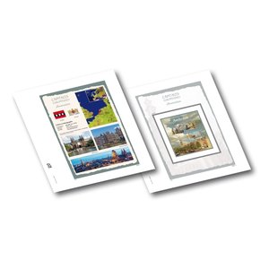 Supplement jaar: 2017 - Europese hoofdsteden - type: DeLuxe - bladen voor Basisalbum, N°: 2016-1-2016-2 (Amsterdam) (2 st.) - Davo (2 Gats)