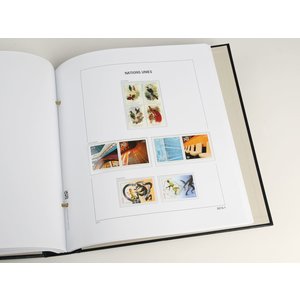 Supplement year: 2015 - U.N.O. Geneva - type: DeLuxe - sheets for Basic album, N°: 2015 1-2 (incl 2a), B1-3 (6 pcs.) - Davo (2 Holes)