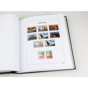 Supplement year: 2017 - U.N.O. Geneva - type: DeLuxe - sheets for Basic album, N°: 2017 1-2, B1-5 (7 pcs.) - Davo (2 Holes)