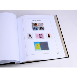 Nachtrag Jahr: 2020 - U.N.O. Wien - Typ: DeLuxe - Blätter für Basisalbum, N°: UN76-UN77 (incl UN77a), UNB57-60 (7 Stk.) - Davo (2 Löcher)