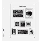 Nachtrag Jahr: 1999 - U.N.O. New York, Flaggen - Typ: DeLuxe - Blätter für Basisalbum, N°: FB45-46 (2 Stk.) - Davo (2 Löcher)