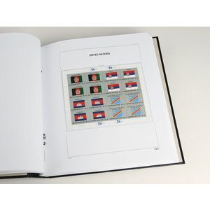 Nachtrag Jahr: 2024 - U.N.O. New York, Flaggen - Typ: DeLuxe - Blatt für Basisalbum, N°: FB58- (1 Stk.) - Davo (2 Löcher)