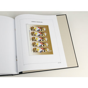 Supplément année: 2015 - Caraïbes Pays-Bas - type: DeLuxe - feuilles pour Album de base, N°: 2015 B1-B3 (3 pcs.) - Davo (2 Trous)