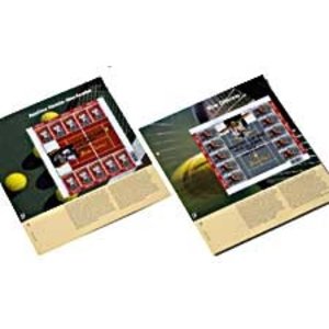 Supplement year: 2003 - Belgium - sheets for Community issues, nr: Henin Clijsters (2 pcs.) - Davo, DeLuxe preprint sheets