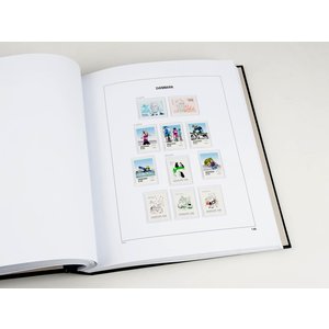 Supplement year: 2016 - Denmark - type: DeLuxe - sheets for Basic album, N°: 145-147, B39-40 (5 pcs.) - Davo (2 Holes)