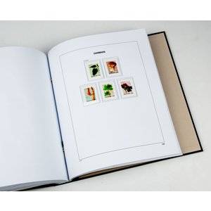 Supplement year: 2018 - Denmark - type: DeLuxe - sheets for Basic album, N°: 150-151,B43-44 (4 pcs.) - Davo (2 Holes)