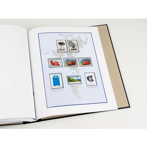 Supplement jaar: 2016 - Faroër eilanden - type: DeLuxe - bladen voor Basisalbum, N°: 114-115, B39-40 (4 st.) - Davo (2 Gats)