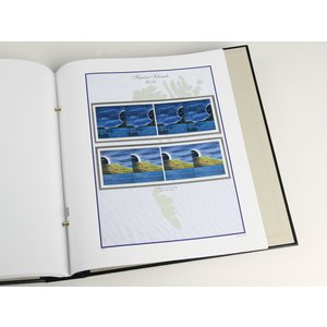 Supplément année: 2005 - Îles Féroé - type: DeLuxe - feuilles pour Carnets, N°: 18-19 (2 pcs.) - Davo (2 Trous)
