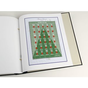 Supplement year: 2015 - Christmas Seals Jöl - type: DeLuxe - sheet for Basic album, N°: Jöl 2015 - Davo (2 Holes)