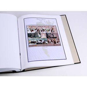 Supplement year: 2020 - Christmas Seals Jöl - type: DeLuxe - sheet for Basic album, N°: Jöl 2020 - Davo (2 Holes)