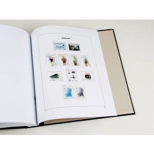 Supplement year: 2016 - Greenland - type: DeLuxe - sheets for Basic album, N°: 71-73, B49-51 (7 pcs.) - Davo (2 Holes)