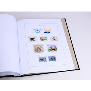 Supplement year: 2020 - Greenland - type: DeLuxe - sheets for Basic album, N°: 82-84, B63-64 (5 pcs.) - Davo (2 Holes)