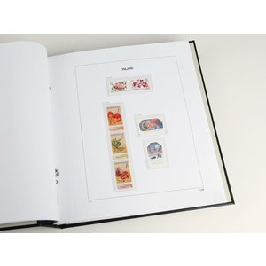 Supplement year: 2015 - Finland - type: DeLuxe - sheets for Basic album, N°: 133-134, B58-63, H47-48 (11 pcs.) - Davo (2 Holes)