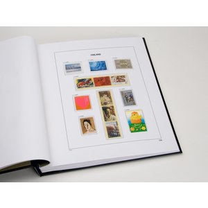 Supplement year: 2016 - Finland - type: DeLuxe - sheets for Basic album, N°: 135-136, B64-65, H49-52 (8 pcs.) - Davo (2 Holes)