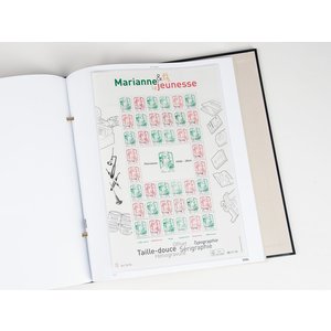 Supplement jaar: 2014 - Frankrijk - blad voor Marianne Blokken, nr: 328a (Marianne, Techn. D’impression) - Davo, DeLuxe voordrukbladen
