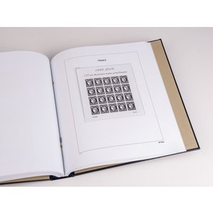 Supplement year: 2019 - France - type: DeLuxe - Zwart, N°: B196a- (1 pc.) - Davo (2 Holes)