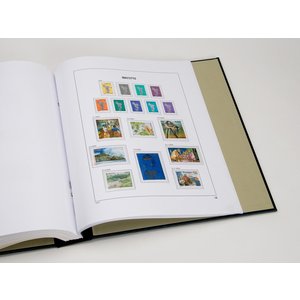 Supplement year: 2004 - Mayotte - type: DeLuxe - sheets for Basic album, N°: 14-B63-B68, C4 (2 pcs.) - Davo (2 Holes)