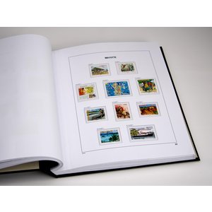 Nachtrag Jahr: 2011 - Mayotte - Typ: DeLuxe - Blätter für Basisalbum, N°: 21-22, A1, B12 (4 Stk.) - Davo (2 Löcher)