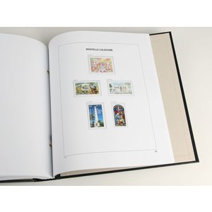 Supplement year: 2015 - New Caledonia - type: DeLuxe - sheets for Basic album, N°: 92-93, B41, B42, C2 (5 pcs.) - Davo (2 Holes)