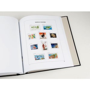 Supplement year: 2016 - New Caledonia - type: DeLuxe - sheets for Basic album, N°: 94-95, B43 (3 pcs.) - Davo (2 Holes)